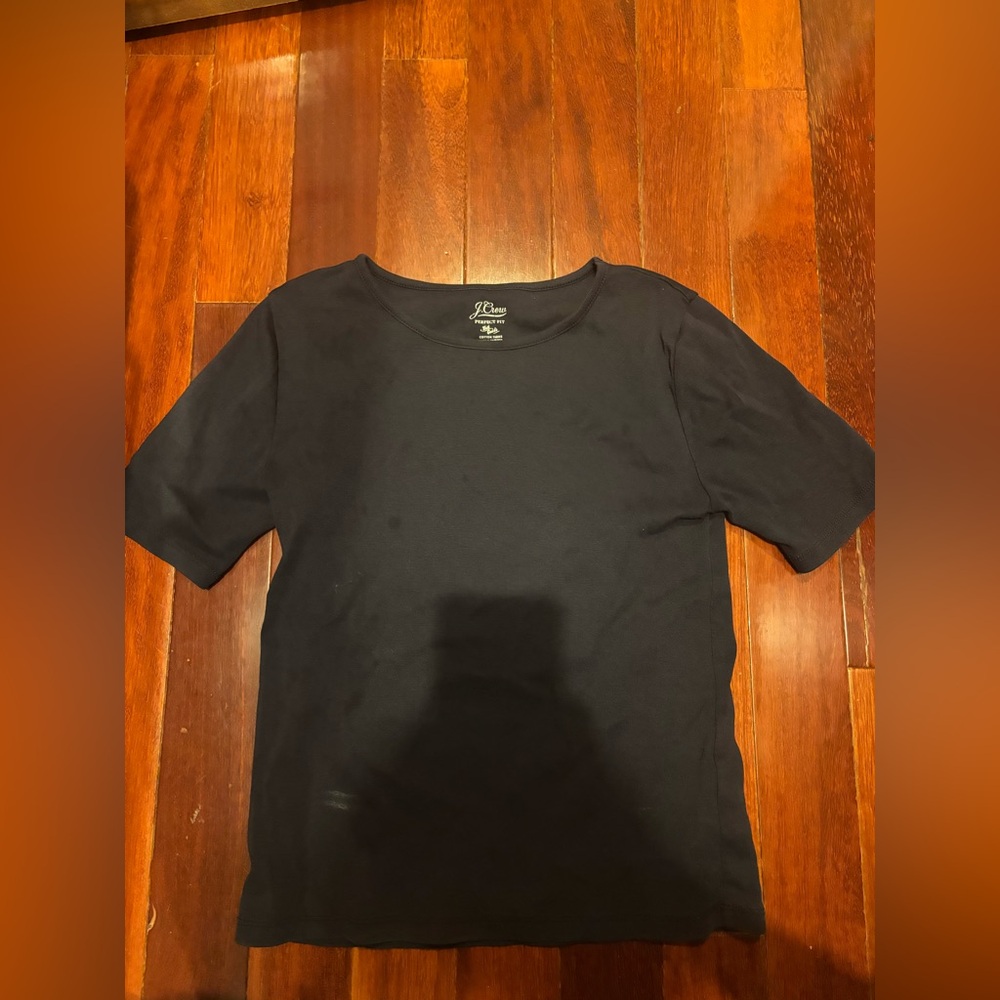 J. Crew Navy Crew Neck T-Shirt